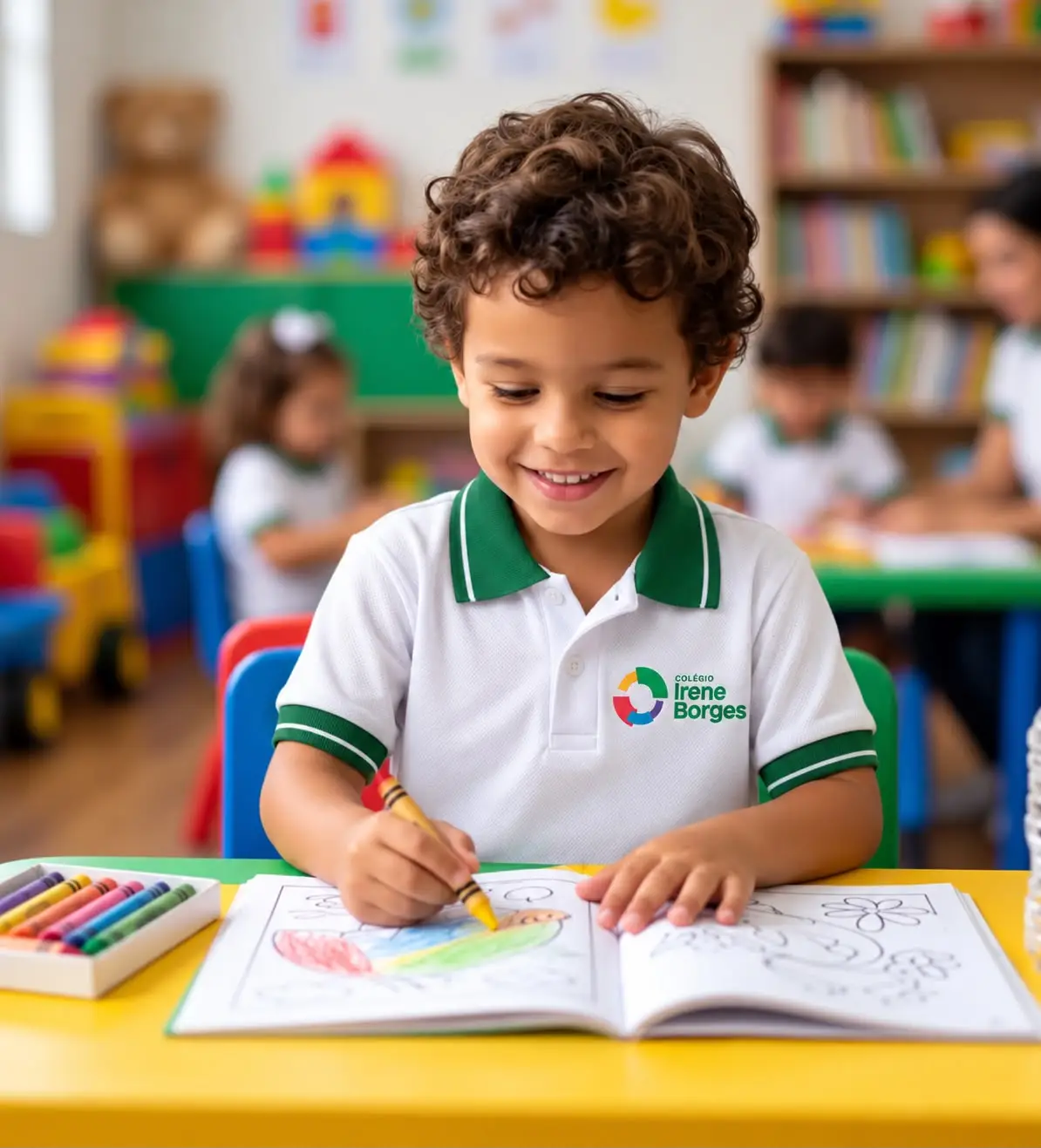 Turma da Educação Infantil do Colégio Irene Borges